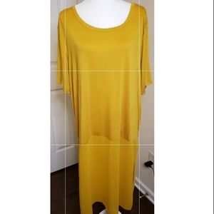 Cha Cha vente Tunic w/Sheer Bottom